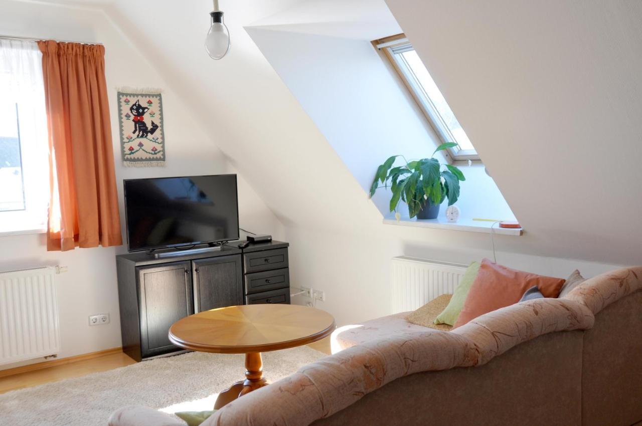 Atelier Gruenfink Ferienwohnung Clausnitz Buitenkant foto